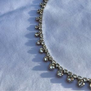 Amazing Sterling Silver & Crystal Necklace
